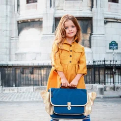 Mini Cartable Caramel & Cie Ailé Papillon 32 Cm -Promos Valise Raffine Magasin cartables scolaires caramel cie 681479z