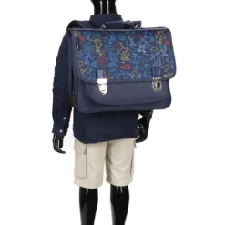 Cartable Moyen Caramel & Cie Skatepark 38 Cm -Promos Valise Raffine Magasin cartables scolaires caramel cie 756254z