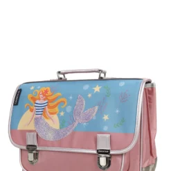 Cartable Moyen Caramel & Cie Jolie Sirène 38 Cm