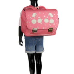 Cartable Jeune Premier It Bag Midi Cherry Glitter Pink 38 Cm -Promos Valise Raffine Magasin cartables scolaires jeune premier 782350z