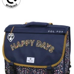 Cartable Réversible Pol Fox Happy Days 41 Cm