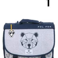 Cartable Réversible Pol Fox Bear 35 Cm -Promos Valise Raffine Magasin cartables scolaires pol fox 841587z