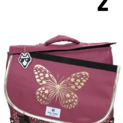 Cartable Réversible Pol Fox Butterfly 38 Cm -Promos Valise Raffine Magasin cartables scolaires pol fox 841760z