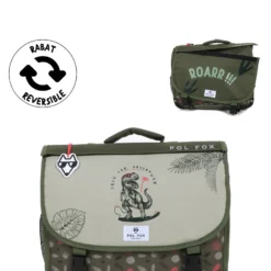 Cartable Réversible Pol Fox Dino Ride 38 Cm 40 Cartable Réversible Pol Fox Dino Ride 38 Cm -Promos Valise Raffine Magasin cartables scolaires pol fox 841774z