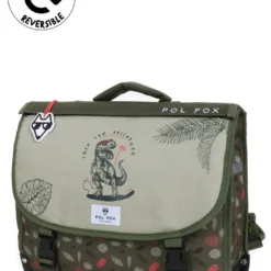 Cartable Réversible Pol Fox Dino Ride 38 Cm