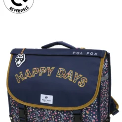 Cartable Réversible Pol Fox Happy Days 38 Cm