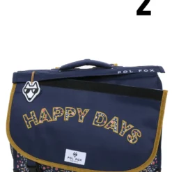 Cartable Réversible Pol Fox Happy Days 38 Cm -Promos Valise Raffine Magasin cartables scolaires pol fox 841829z