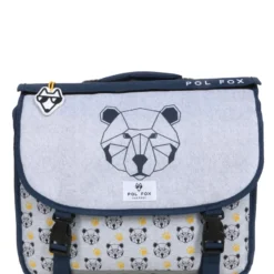 Cartable à Roulettes Réversible Pol Fox Bear 38 Cm -Promos Valise Raffine Magasin cartables scolaires pol fox 842157z