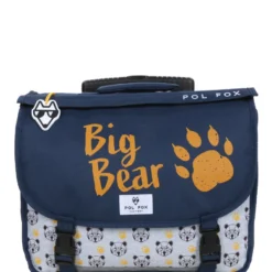 Cartable à Roulettes Réversible Pol Fox Bear 38 Cm -Promos Valise Raffine Magasin cartables scolaires pol fox 842175z