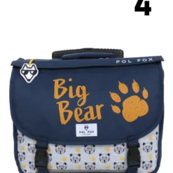 Cartable à Roulettes Réversible Pol Fox Bear 38 Cm -Promos Valise Raffine Magasin cartables scolaires pol fox 842176z