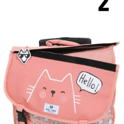 Cartable à Roulettes Réversible Pol Fox Hello 38 Cm -Promos Valise Raffine Magasin cartables scolaires pol fox 842269z