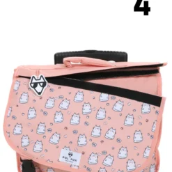 Cartable à Roulettes Réversible Pol Fox Hello 38 Cm -Promos Valise Raffine Magasin cartables scolaires pol fox 842271z