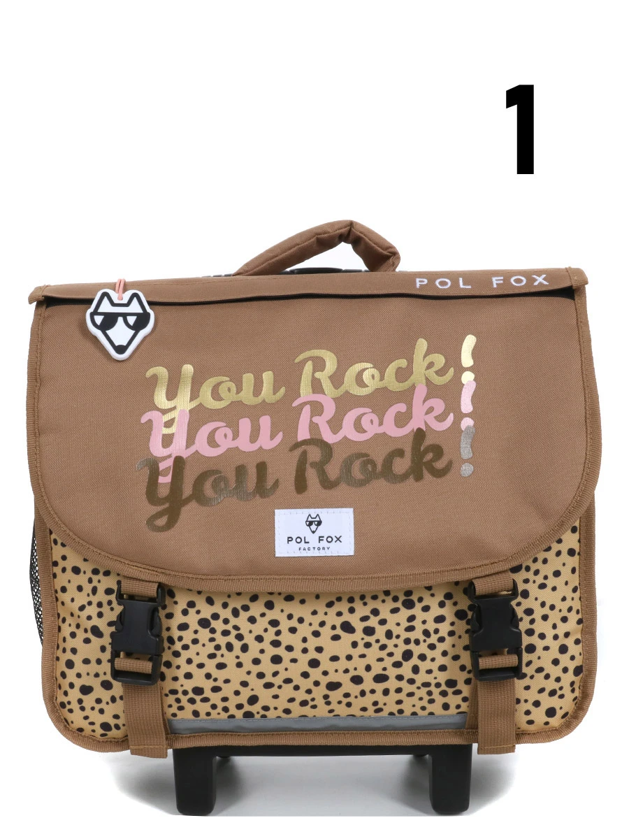 Cartable à Roulettes Réversible Pol Fox You Rock 38 Cm 18 Cartable à Roulettes Réversible Pol Fox You Rock 38 Cm – Image 16