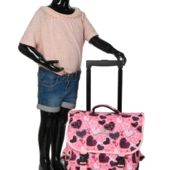 Cartable à Roulettes Snowball Romantique Coeur 38 Cm -Promos Valise Raffine Magasin cartables scolaires snowball 784908z