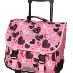 Cartable à Roulettes Snowball Romantique Coeur 38 Cm
