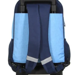 Sac à Dos à Roulettes Poivre Blanc Boy Robot -Promos Valise Raffine Magasin sac dos poivre blanc 782665z